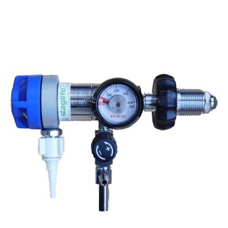Regulador-Caudalímetro con aspirador Venturi 15 LPM O2 MP-22-V
