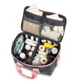 Botiquín Multiusos Multi Elite Bags rosa abierto